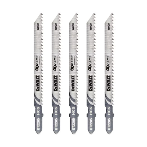 DeWalt Jigsaw Blades - Various Applications (Pack of 5)