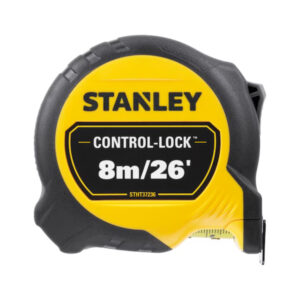 Stanley Control-Lock 8m/26ft Tape Measure (25mm Wide)