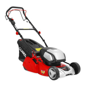 COBRA RM43SP80V 17” Twin 40v Li-ion Lawnmower with Roller (with 2 x 5Ah Battery & 2 x Fast Chargers)