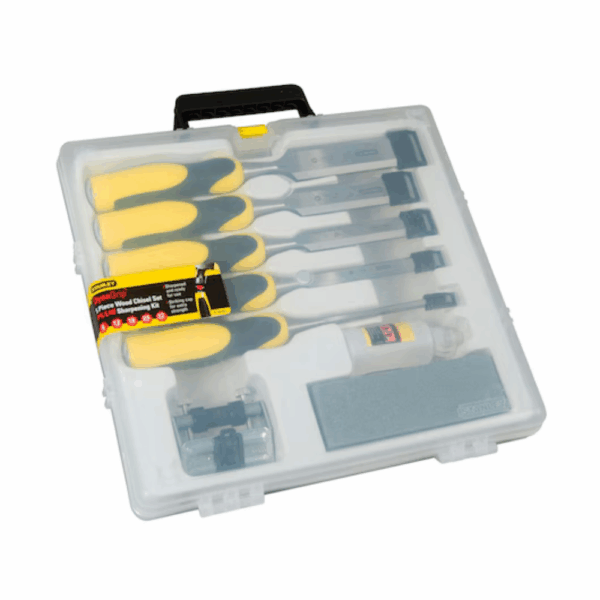 Stanley Dynagrip 6, 12, 18, 25mm and 32mm Wood Chisel Set (5 Pc.)
