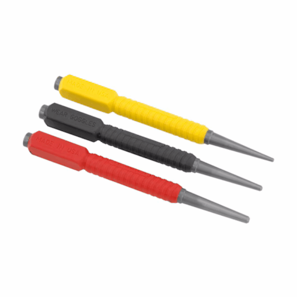 Stanley Dynagrip Nail Punch Set (3 Pc.)