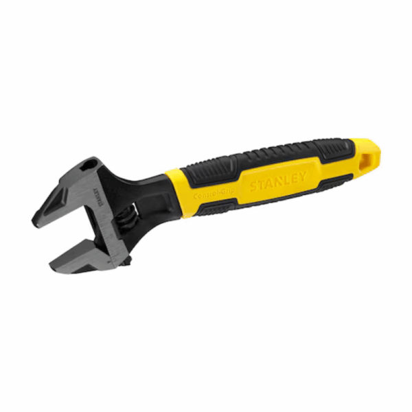 Stanley 8 in. (200mm) Bi-Material Adjustable Wrench