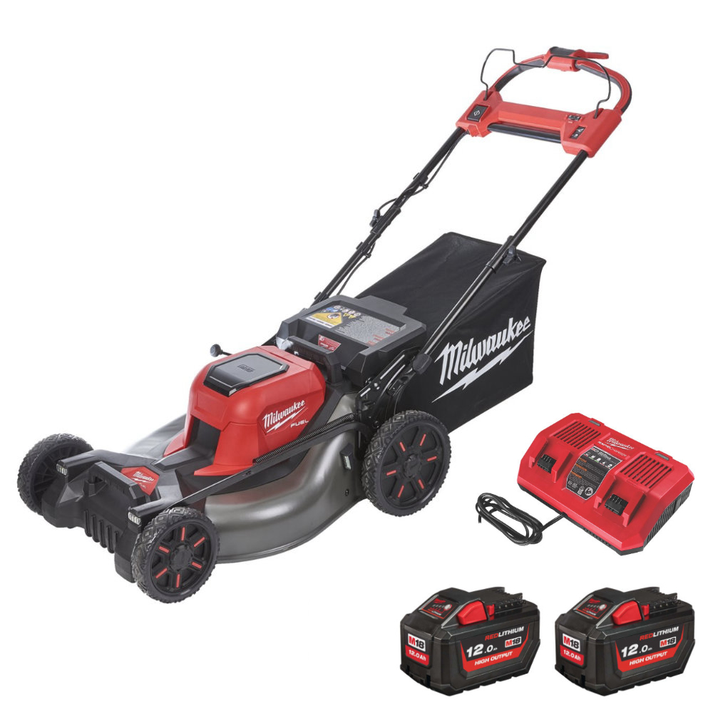 Milwaukee M18 Fuel™ Dual Battery Self-Propelled Lawn Mower 53 CM (2 x ...