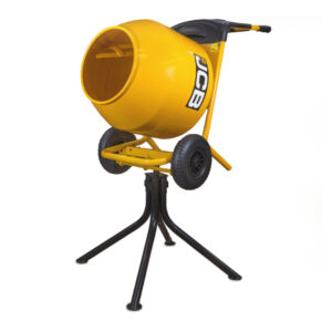 JCB 110V 134L Seam Welded Tip Up Cement Mixer 550W Electric Moto