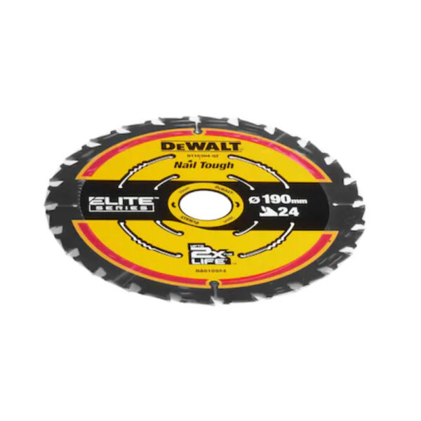 DeWalt DT10304-QZ EXTREME 2nd Fix Circular Saw Blade - 190mm x 30mm Bore, 24T