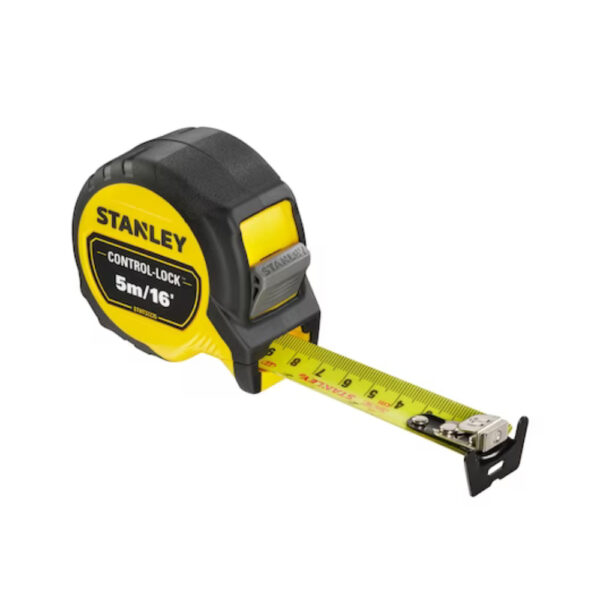 Stanley Control-Lock 5m/16ft Tape Measure (25mm Wide)
