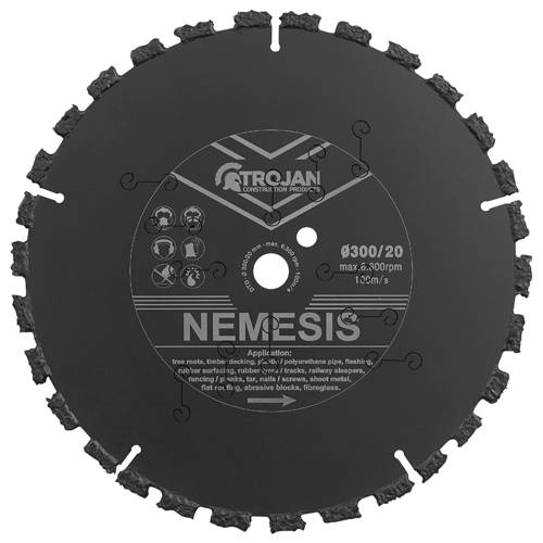 Trojan Platinum Nemesis 300mm Blade