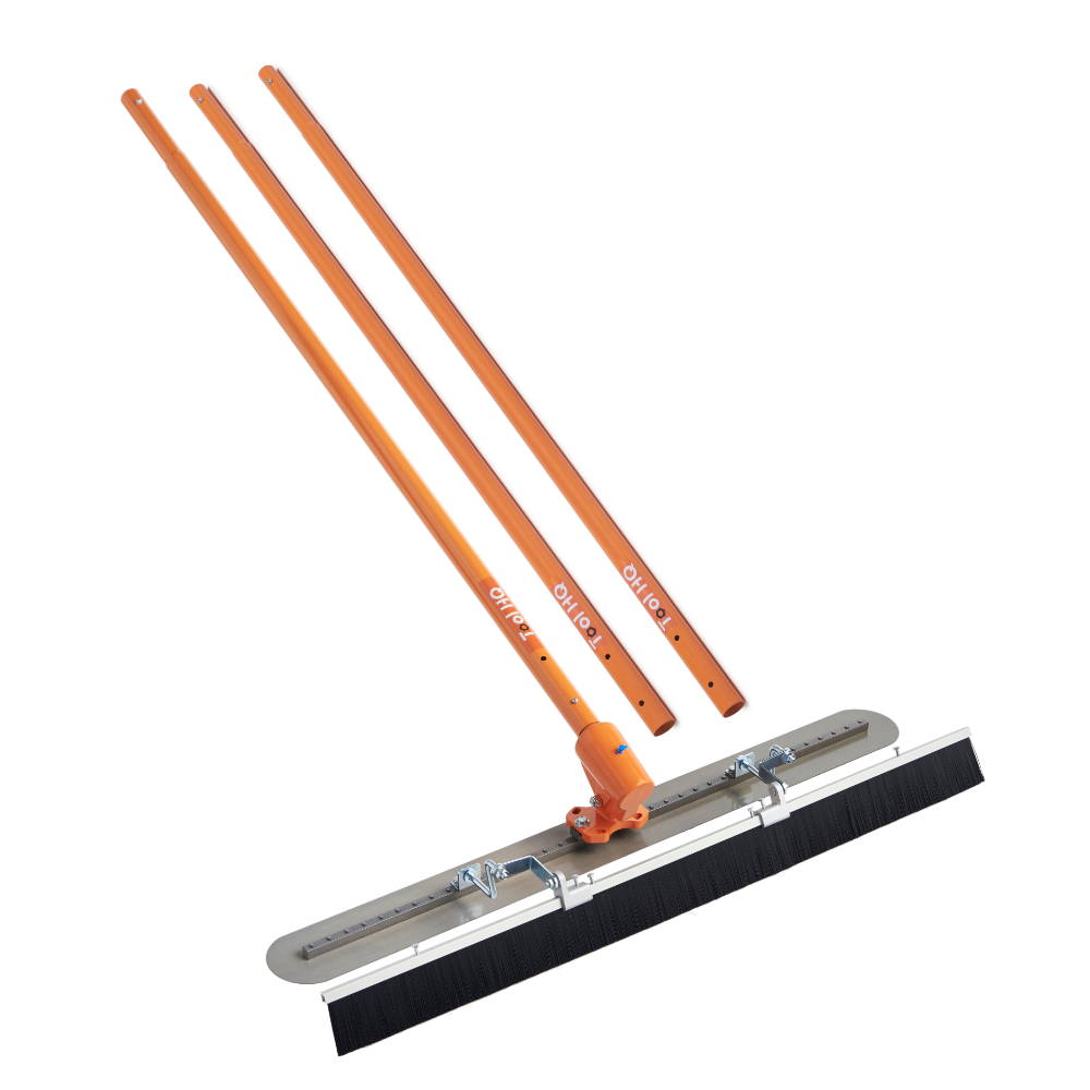 ToolHQ Fresno Broom Concrete Float 4ft Full Kit & Extra Parts