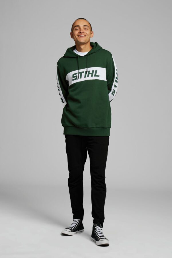 STIHL Green Colourblock Hoodie