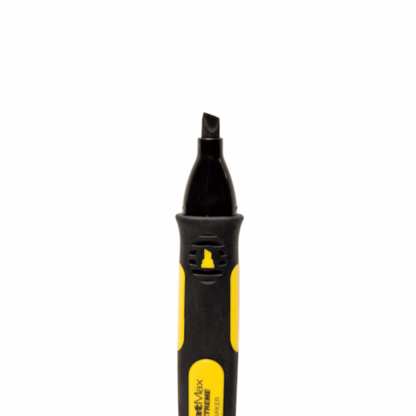 Stanley FATMAX Chisel Tip Black Marker Pens (2 Pack)