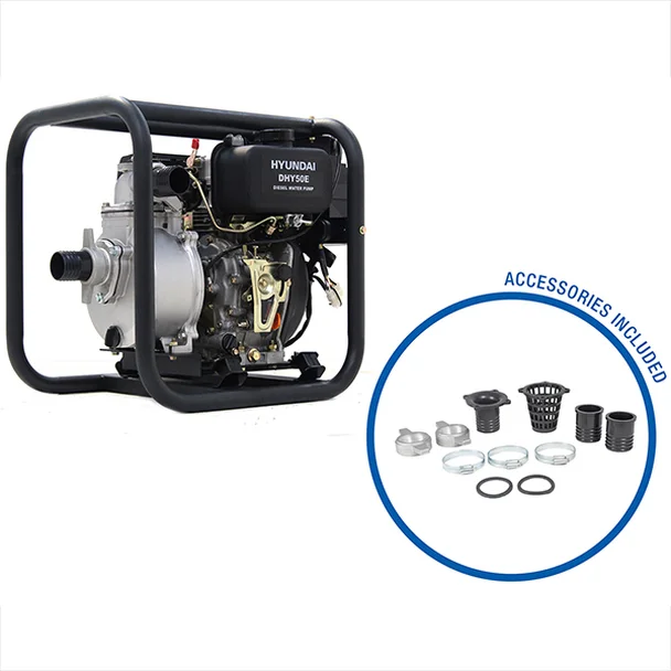 Hyundai Electric Start Diesel Water Pump 50mm DHY50E