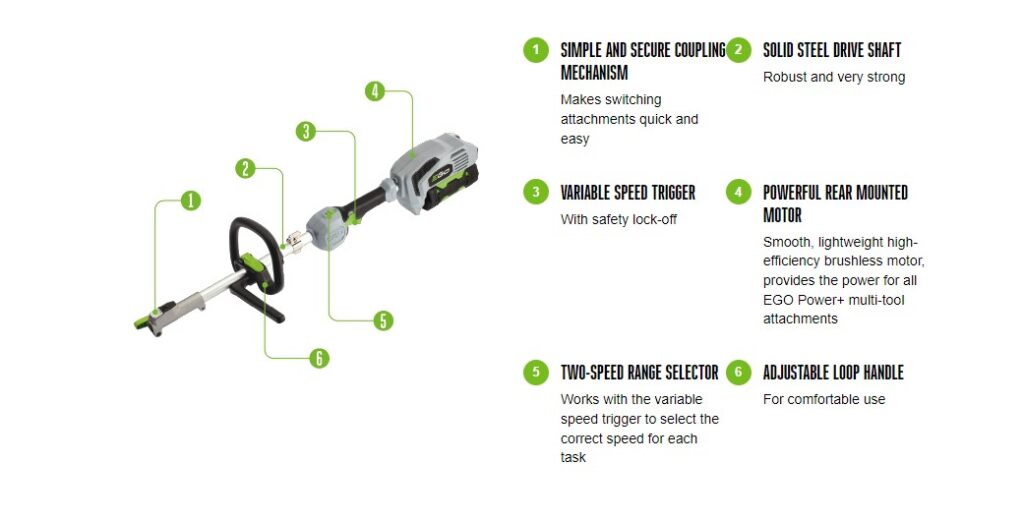 EGO PH1400E Battery MultiTool Power Head Unit Only · DTW Tools & Machinery