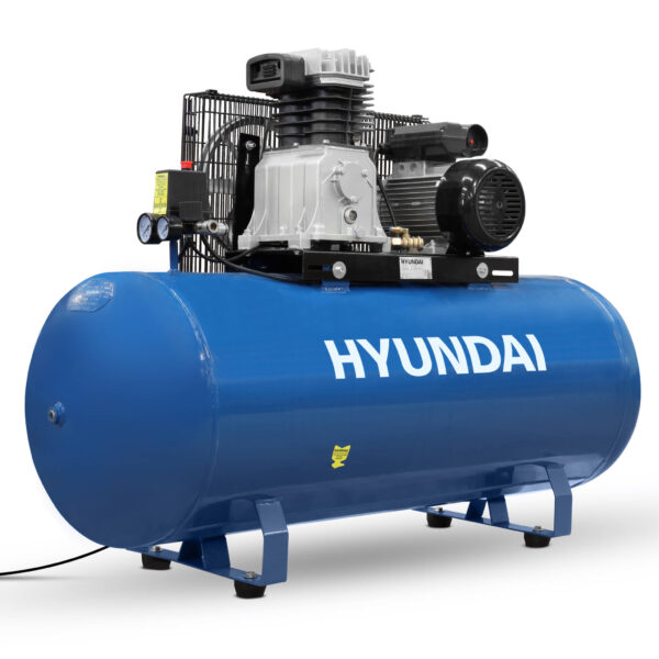Hyundai HY3200S 200 Litre Air Compressor, 14CFM/145psi, Electric 3hp