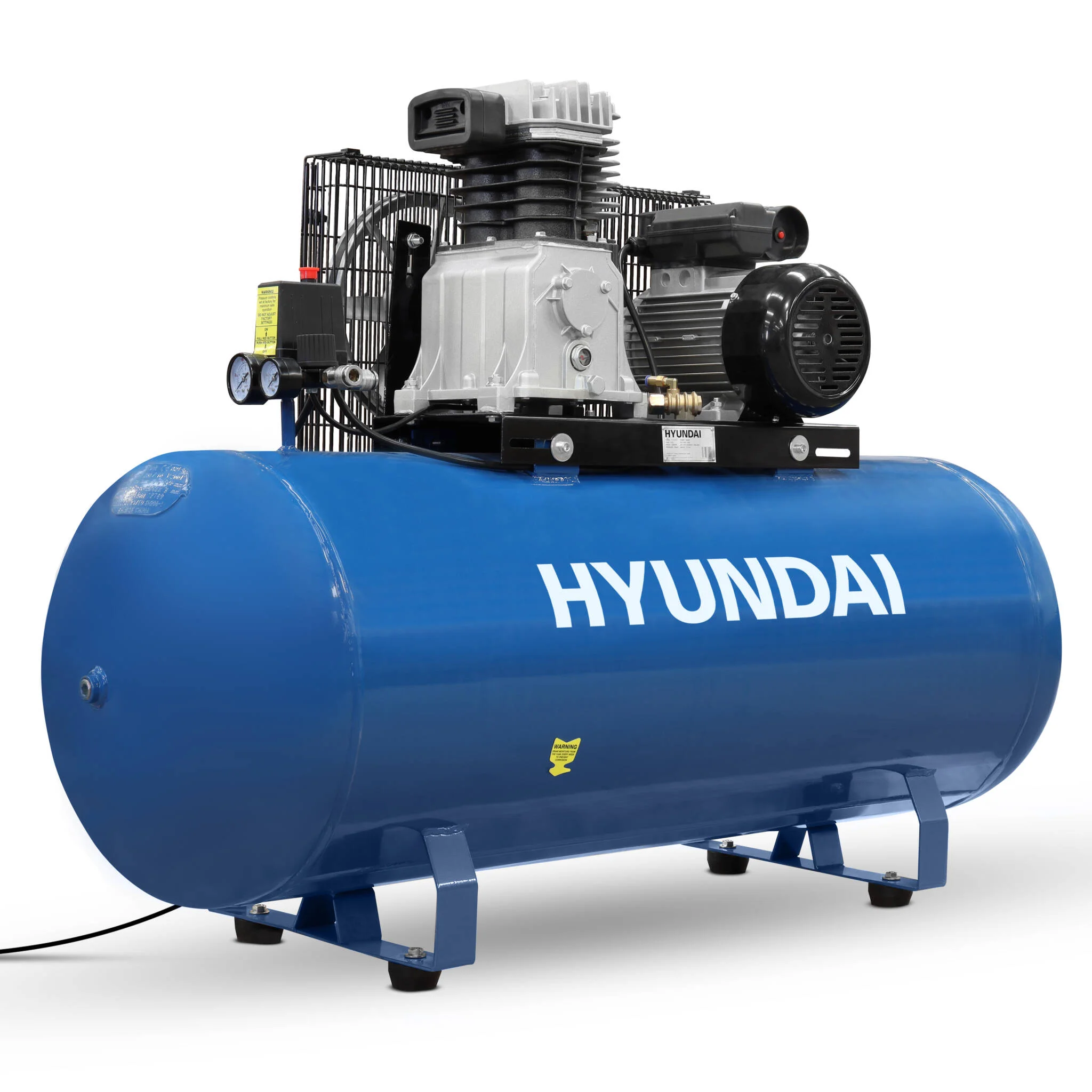 Hyundai HY3200S 200 Litre Air Compressor, 14CFM/145psi, Electric 3hp
