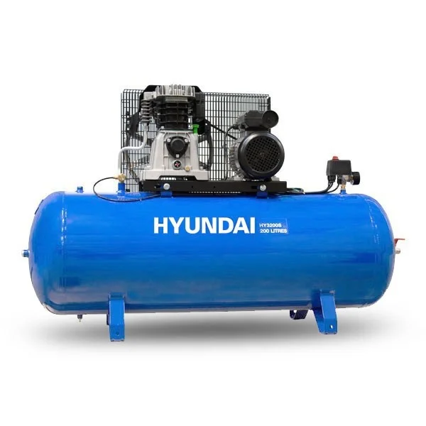 Hyundai HY3200S 200 Litre Air Compressor, 14CFM/145psi, Electric 3hp