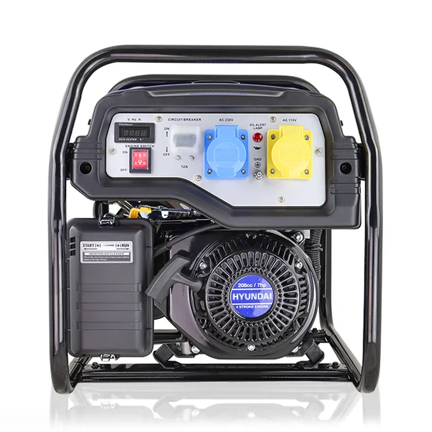 Hyundai 3.2kW / 4kVa* Recoil Start Site Petrol Generator | HY3800L-2