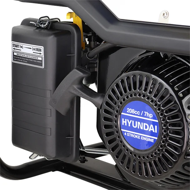 Hyundai 3.2kW / 4kVa* Recoil Start Site Petrol Generator | HY3800L-2