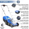 Hyundai HYM40LI330P 40V Lithium-Ion Cordless Battery Powered Roller Lawn Mower 33cm Cutting Width With Battery and Charger - Image 31