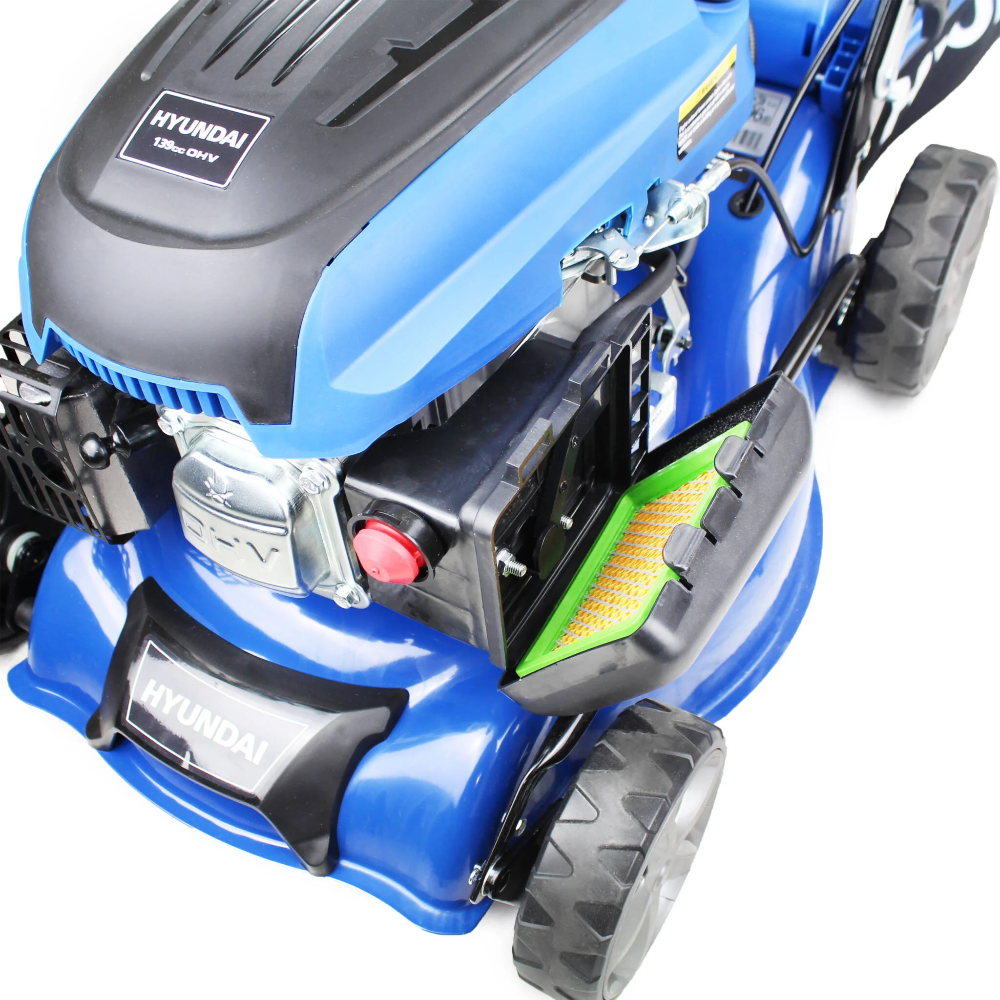 Hyundai HYM430SPE 17"/42cm 139cc Electric-Start Self-Propelled Petrol Lawnmower
