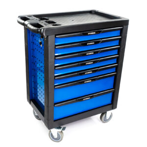 Hyundai 175 Piece 7 Drawer Castor Mounted Roller Tool Chest Cabinet | HYTC9006