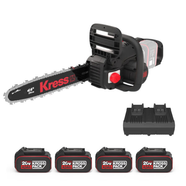 Kress KG346.9 40 V Chainsaw – 35 cm Bar