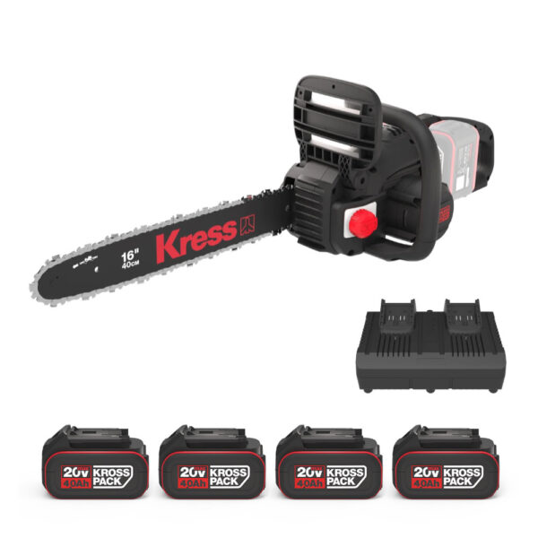 Kress KG347E.9 40 V Chainsaw – 40 cm Bar