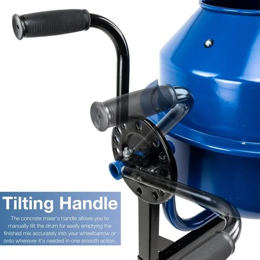 Hyundai 220W 63L Electric 230v Cement / Concrete Mixer | HYCM63E