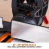 Evolution R210CMS+ 110v 210mm 1200w Compound Mitre Saw With TCT Multi-Material Cutting Blade - Image 10