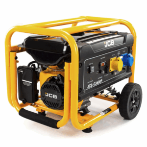 JCB 3.6kW / 4.5kVA Petrol Site Generator 115V / 230V 7.5hp 224cc JCB Engine, Recoil Pull Start (JCB-G3600P)