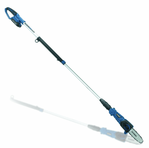 Hyundai Cordless Pole Saw, Pruner, 2.3m Long Reach, 20V 2Ah Li-Ion Battery | HY2192