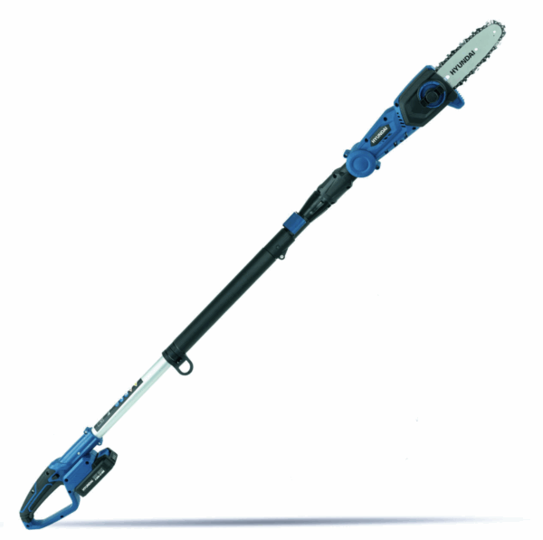 Hyundai Cordless Pole Saw, Pruner, 2.3m Long Reach, 20V 2Ah Li-Ion Battery | HY2192