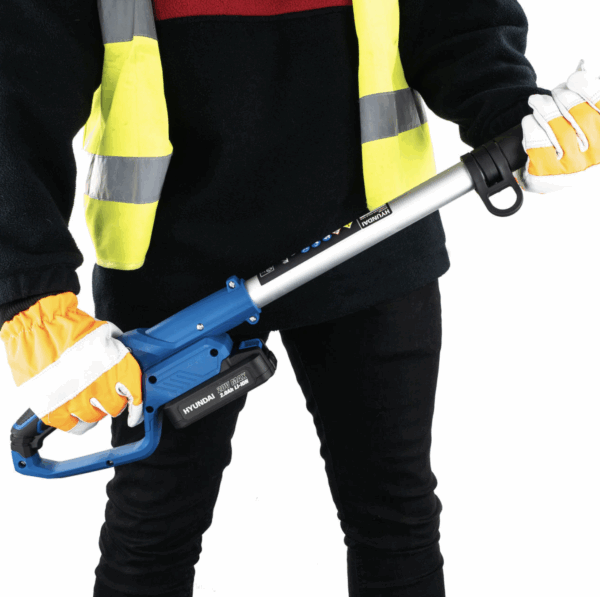 Hyundai Cordless Pole Saw, Pruner, 2.3m Long Reach, 20V 2Ah Li-Ion Battery | HY2192