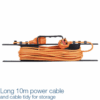 Hyundai 600W 2-in-1 Electric Grass Trimmer and Lawn Edger 30cm | HYTR600E - Image 9