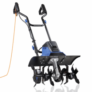 Hyundai 1500W 45cm Electric Garden Tiller, Cultivator, Rotovator and Rototiller 4 x 6 Blades | HYT1500E