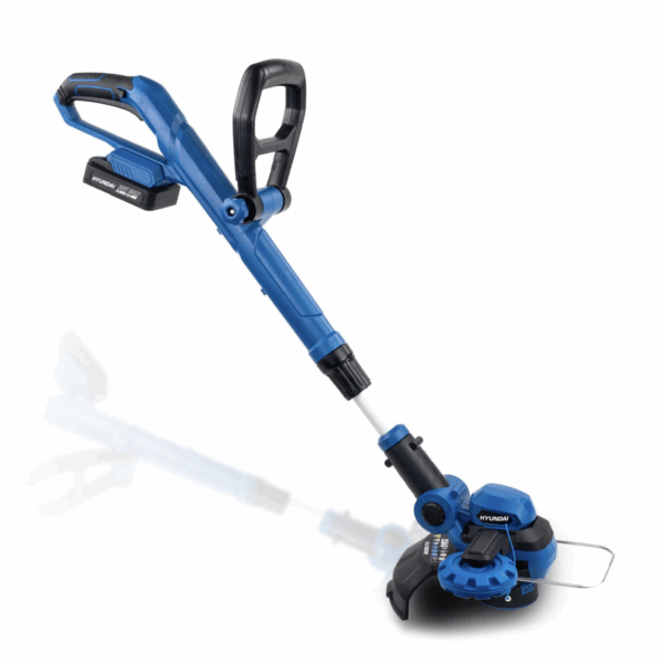 Hyundai 20V 2-in-1 Cordless Grass Trimmer and Lawn Edger 2Ah Battery, 25cm Cut | HY2187