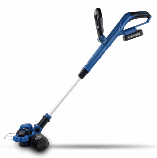 Hyundai 20V 2-in-1 Cordless Grass Trimmer and Lawn Edger 2Ah Battery, 25cm Cut | HY2187
