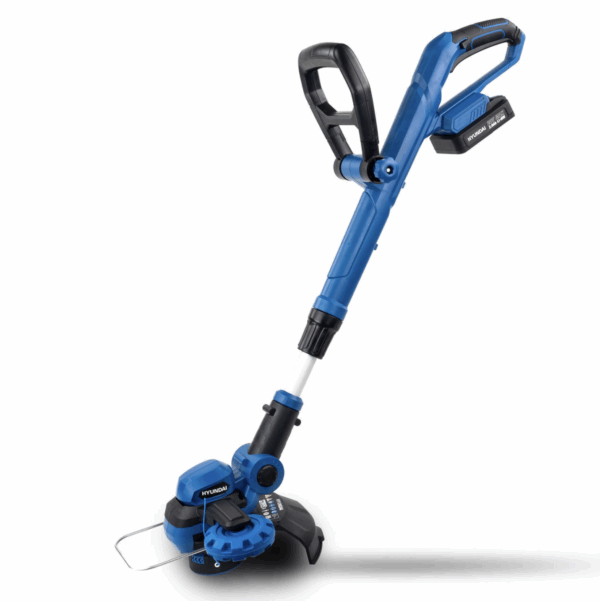 Hyundai 20V 2-in-1 Cordless Grass Trimmer and Lawn Edger 2Ah Battery, 25cm Cut | HY2187