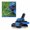 Hyundai 20V 2-in-1 Cordless Grass Trimmer and Lawn Edger 2Ah Battery, 25cm Cut | HY2187 - Image 11