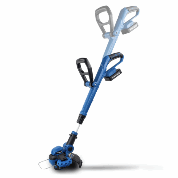 Hyundai 20V 2-in-1 Cordless Grass Trimmer and Lawn Edger 2Ah Battery, 25cm Cut | HY2187