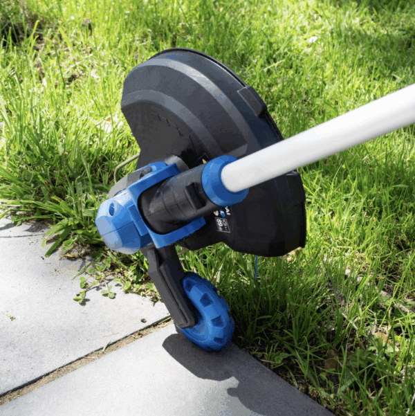 Hyundai 20V 2-in-1 Cordless Grass Trimmer and Lawn Edger 2Ah Battery, 25cm Cut | HY2187