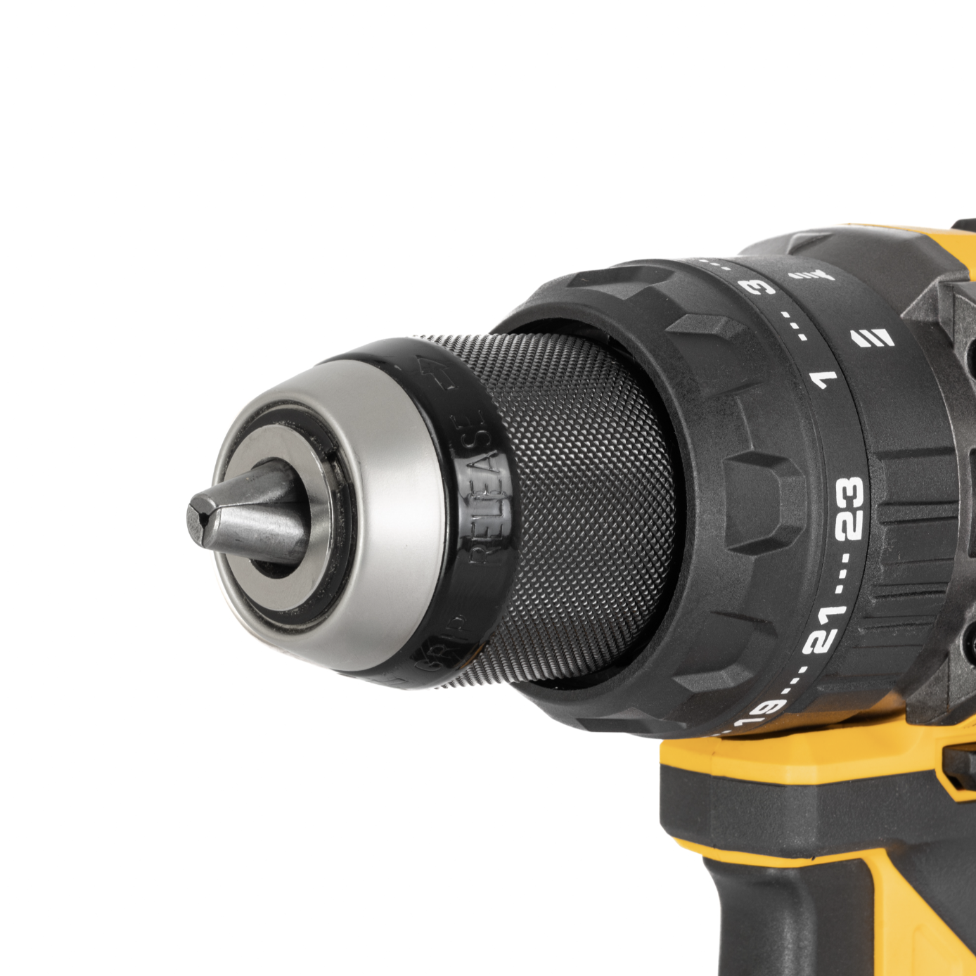 JCB Pro 18V Kit Combi Drill 75Nm Impact Driver 230Nm Angle Grinder 115mm With 2 x 5.0Ah Batteries Charger And Tool Bag