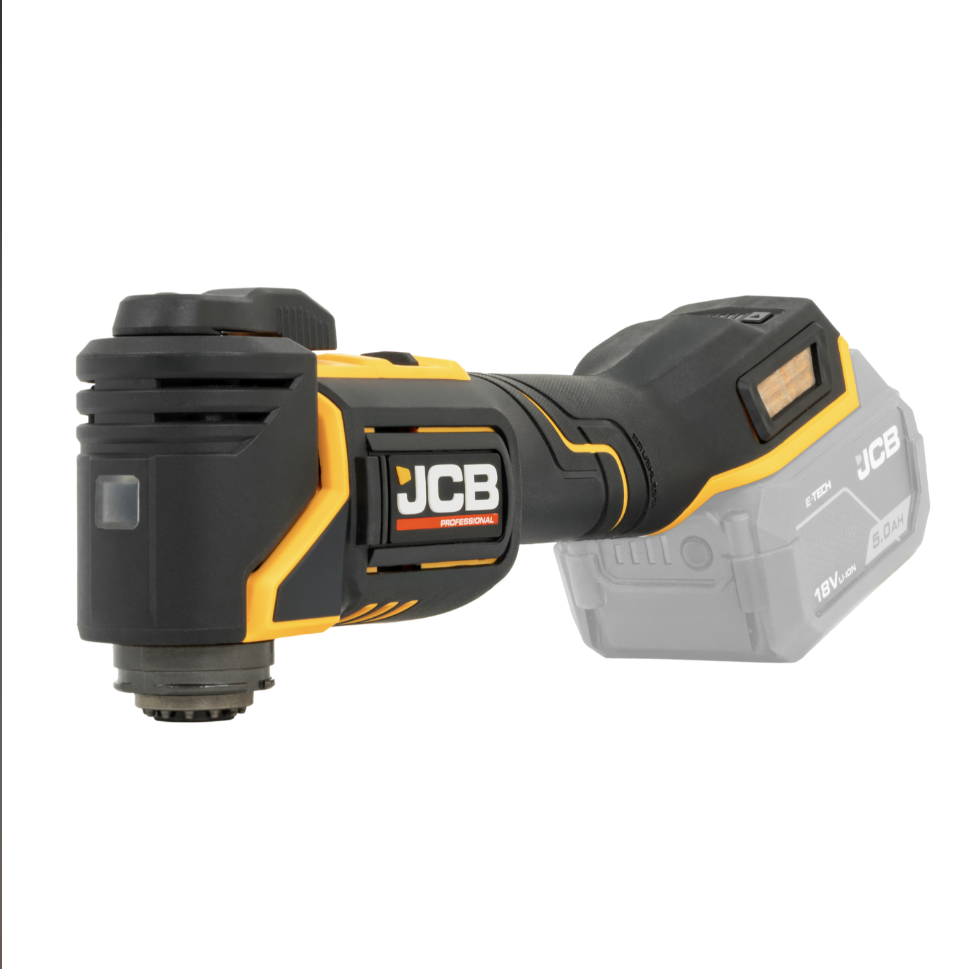 JCB 18V Pro Kit Combi Drill 75Nm Impact Driver 230Nm Multi Tool With 2.0Ah And 5.0Ah Batteries Fast Charger And Tool Bag
