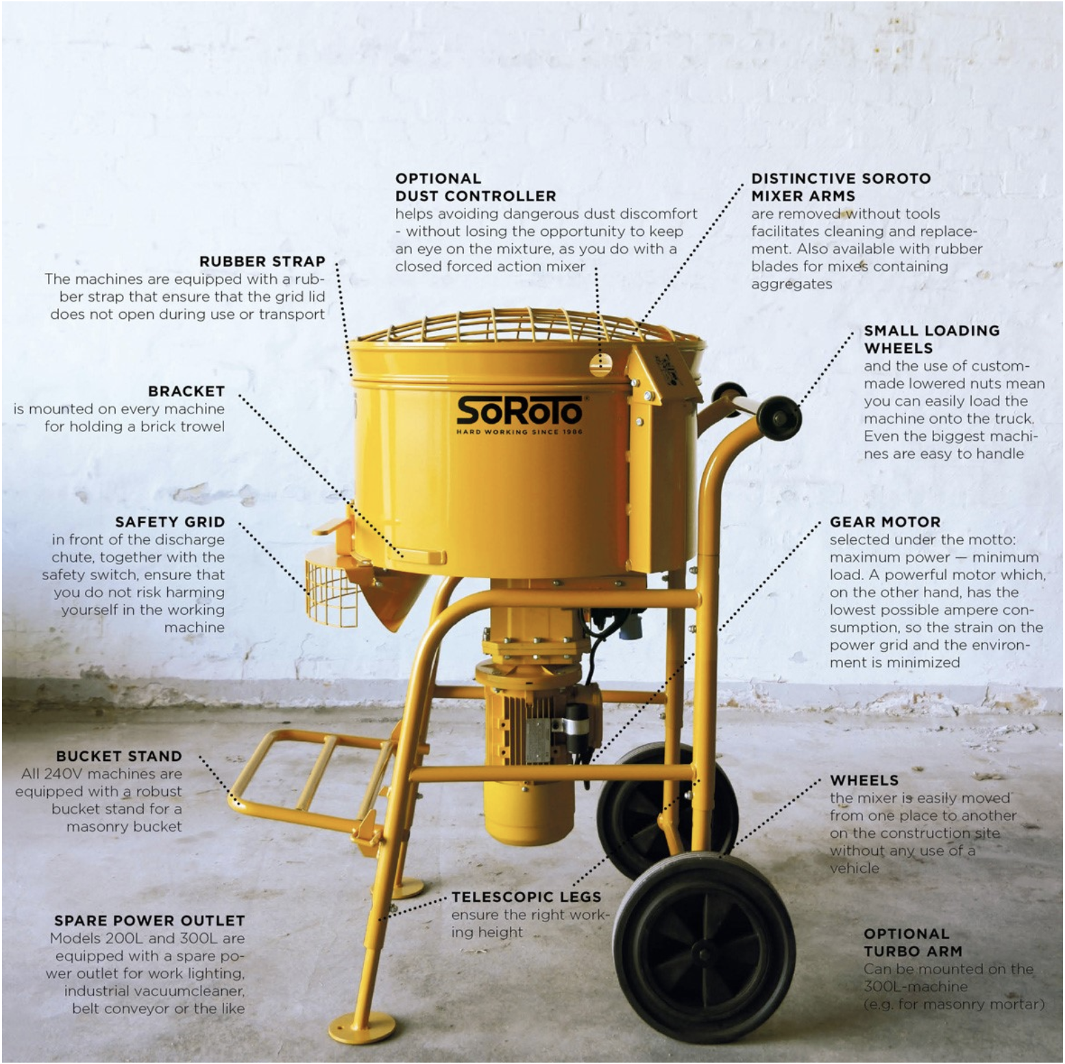 SoRoTo Forced Action Mixer 100 L