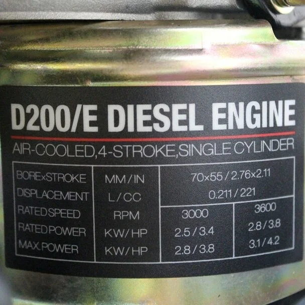 Hyundai Electric Start Diesel Water Pump 50mm DHY50E