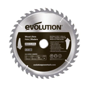 Evolution 230mm General Wood Cutting 40T Blade