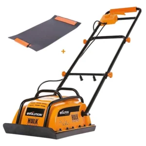 Evolution Hulk Electro Bundle - 230V Electric Plate Compactor & Paving Pad