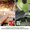 Evolution F210SMS 210mm Sliding Mitre Saw With TCT Multi-Material Cutting Blade (230v) - Image 7