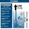 Hyundai Electric Submersible Dirty Water Pump 850w HYSP850D - Image 8
