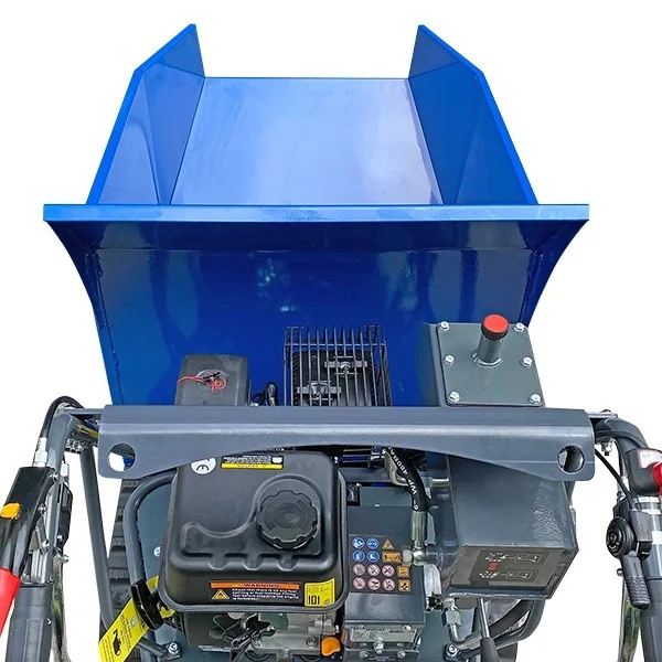 Hyundai 196cc Petrol 500kg Payload Tracked Mini Dumper / Power Barrow / Transporter | HYTD500