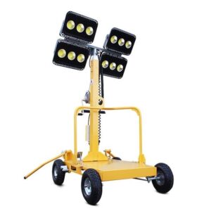 Hyundai 5.2kW Diesel Generator w/ 800w LED Mobile Lighting Tower LT800+DHY6000SE